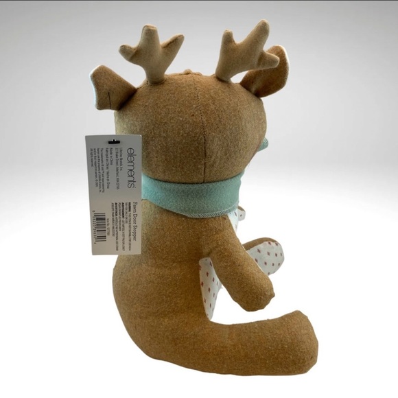NEW Deer Stuffed Animal Weighted Doorstop Holiday Fawn Lifetime Brands Elements - Picture 5 of 8
